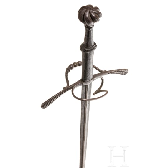 Bedeutendes maximilianisches Stechschwert, s&uuml;ddeutsch, um 1520