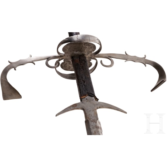 Bidenh&auml;nder mit geflammter Klinge, Braunschweig, um 1580