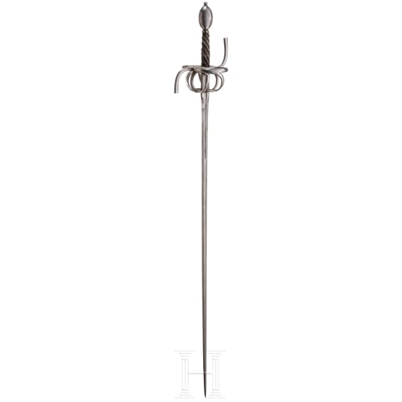 Milit&auml;risches Rapier, deutsch, um 1600/10