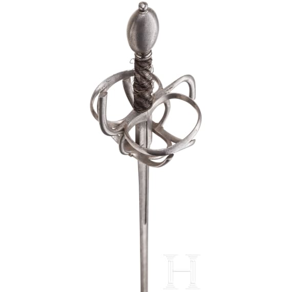 Milit&auml;risches Rapier, deutsch, um 1600/10