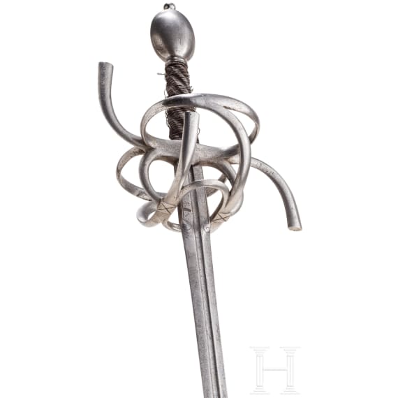 Milit&auml;risches Rapier, deutsch, um 1600/10