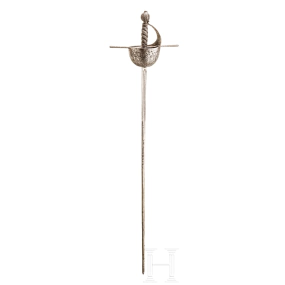 Schweres Glockenrapier, Italien, Mitte 17. Jhdt.