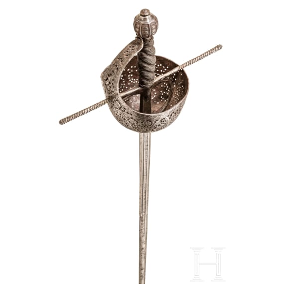 Schweres Glockenrapier, Italien, Mitte 17. Jhdt.