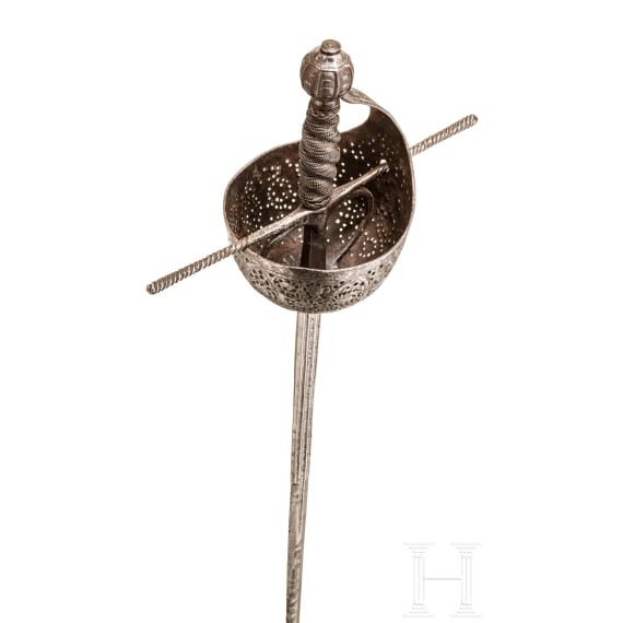 Schweres Glockenrapier, Italien, Mitte 17. Jhdt.