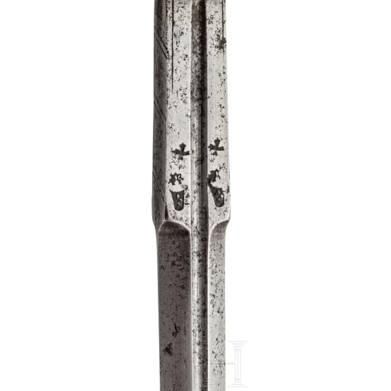 Eisengeschnittenes Glockenrapier, Niederlande/Flandern, Mitte 17. Jhdt.