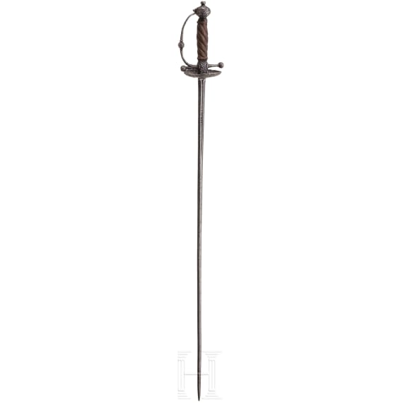 Eisengeschnittenes Glockenrapier, norddeutsch/fl&auml;misch, um 1660