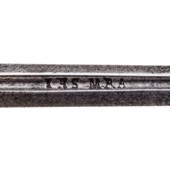 Eisengeschnittenes Glockenrapier, norddeutsch/fl&auml;misch, um 1660