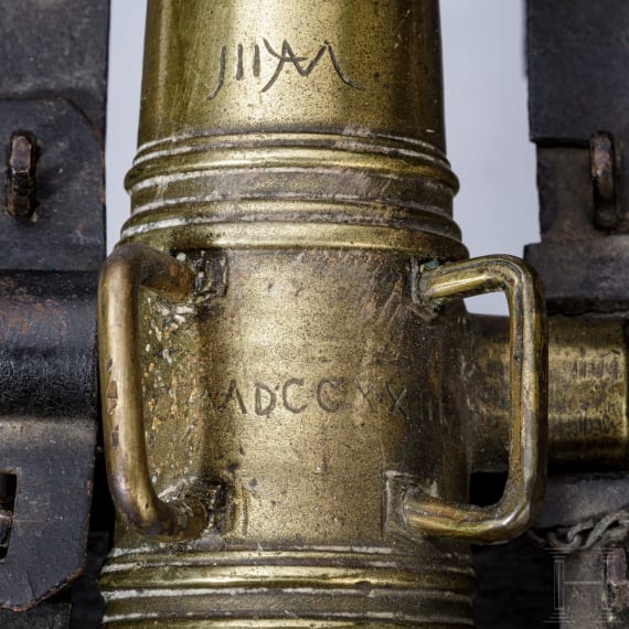 Modellkanone, Frankreich, datiert 1722