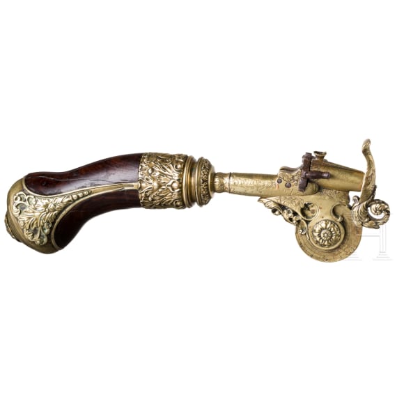 Au&szlig;ergew&ouml;hnlicher Luxus-Pulvertester, Brixen, um 1700