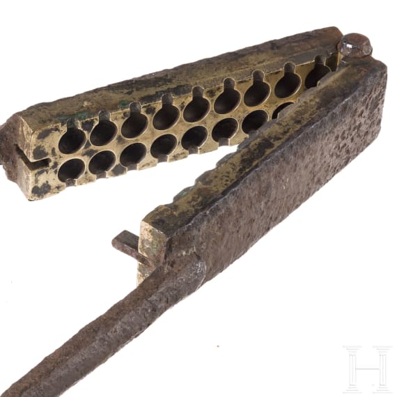 Gro&szlig;e milit&auml;rische Kugelzange, deutsch, 18. Jhdt.