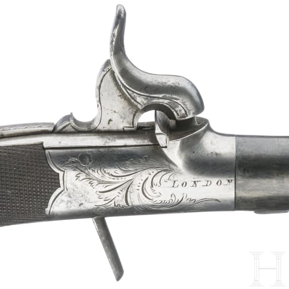 Ein Paar Perkussionsterzerole, Richard Hollis in London, um 1840