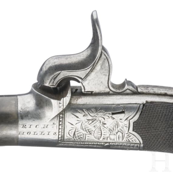 Ein Paar Perkussionsterzerole, Richard Hollis in London, um 1840