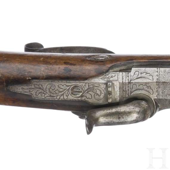 Ein Paar Perkussionspistolen, Belgien, um 1840