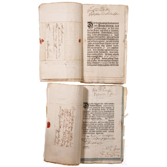 Documents of the riflemen's company Blankenhain, 1753 to 1801