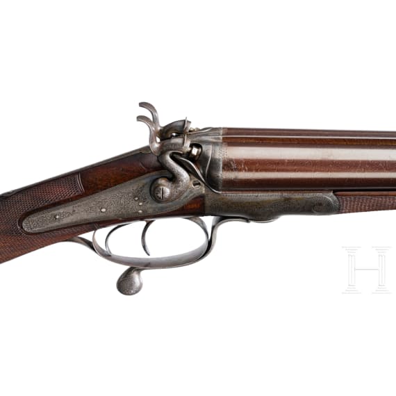 A side-by side shotgun by J. Purdey in London