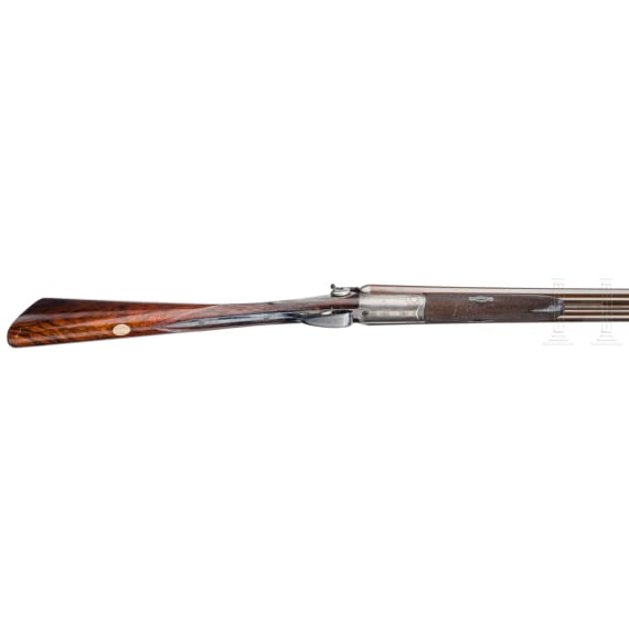 A side-by side shotgun by J. Purdey in London