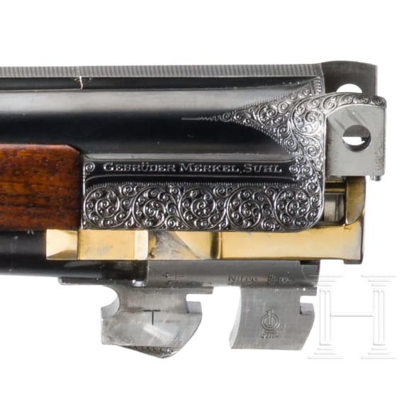 A combination barrel set for a Merkel 303E