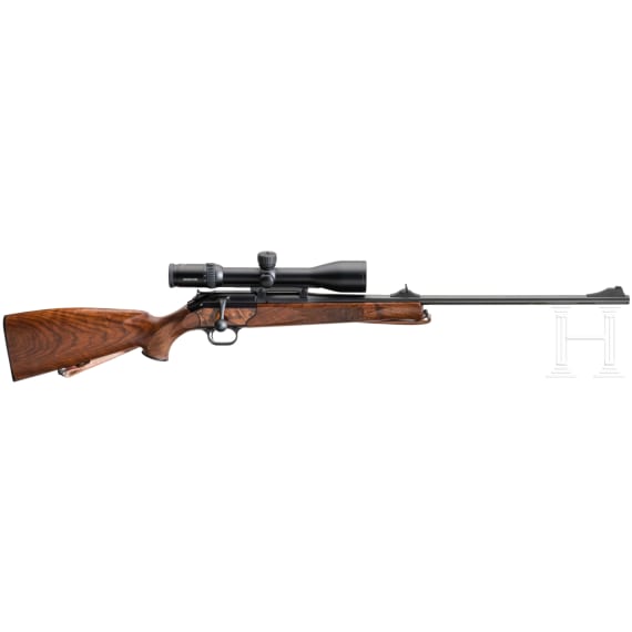 A Blaser R93 bolt action rifle, with Swarovski 3-12x50 scope and conversion barrel