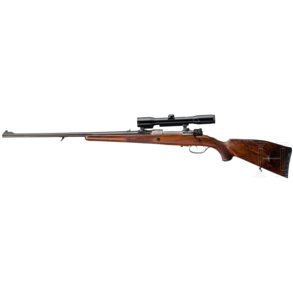 A repeating rifle, Marholdt, with Zeiss scope