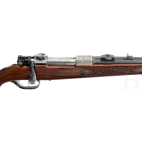 A repeating rifle, Marholdt, with Zeiss scope