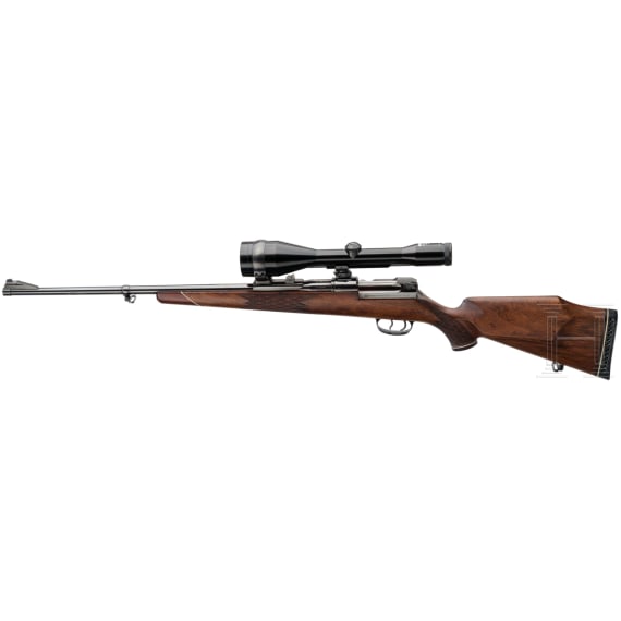 A Mauser 66 repeating rifle, with Zeiss scope