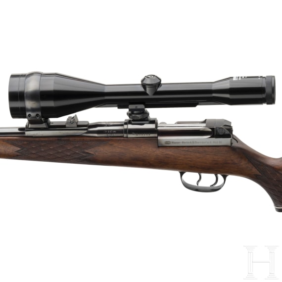 A Mauser 66 repeating rifle, with Zeiss scope
