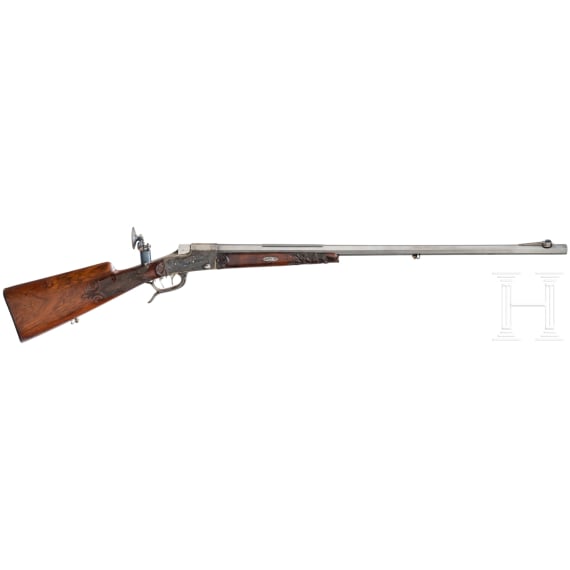 A single shot target rifle, unsigned