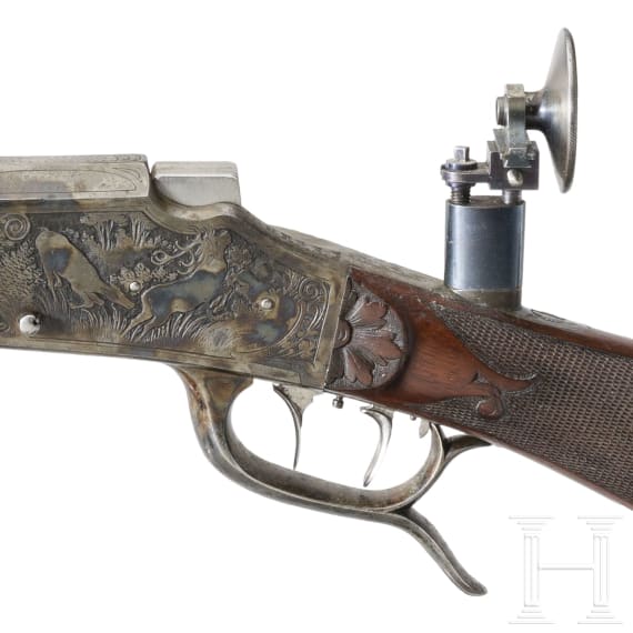 A single shot target rifle, unsigned
