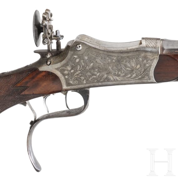 A Single-Loading Rifle, Mod. Stahl-Martini, Feuerstutzen, Cal. 8.15x46R