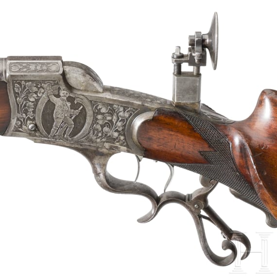 A single shot rifle, system Tanner
