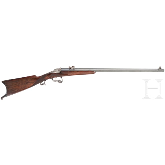 A single-shot rifle, unknown manufacturer, circa 1900