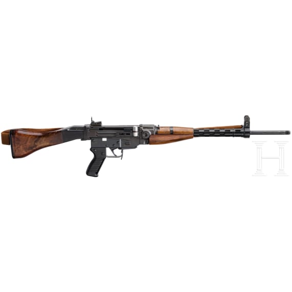 A SIG AMT semi-auto rifle