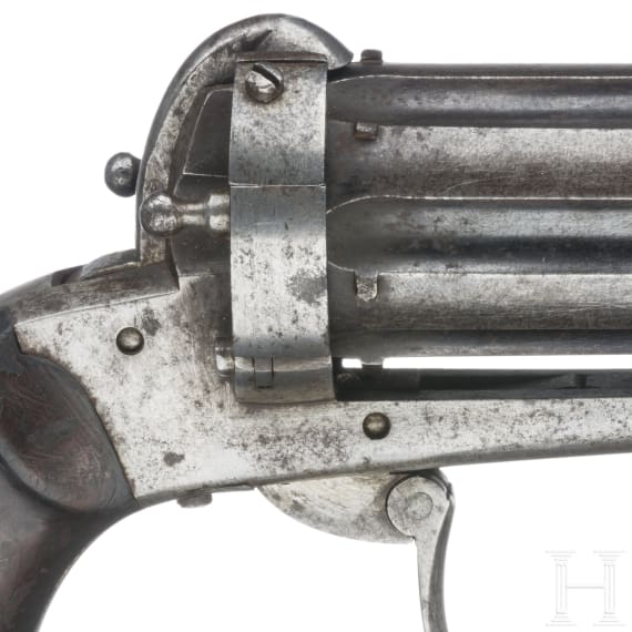 A pinfire pepperbox, Arendt Brevete, circa 1870