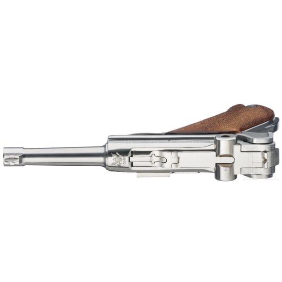 A Parabellum P 08 "American Eagle", Mitchell Arms, in holster