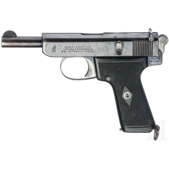 A Webley & Scott Mod. 1922 Pistol, "South African Model"