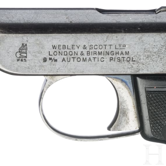 A Webley & Scott Mod. 1922 Pistol, "South African Model"