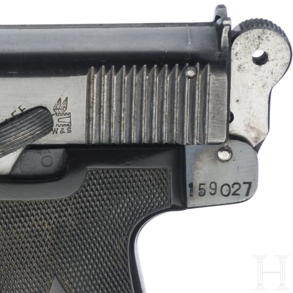 A Webley & Scott Pistol, H. K. Model (Humane Killer)