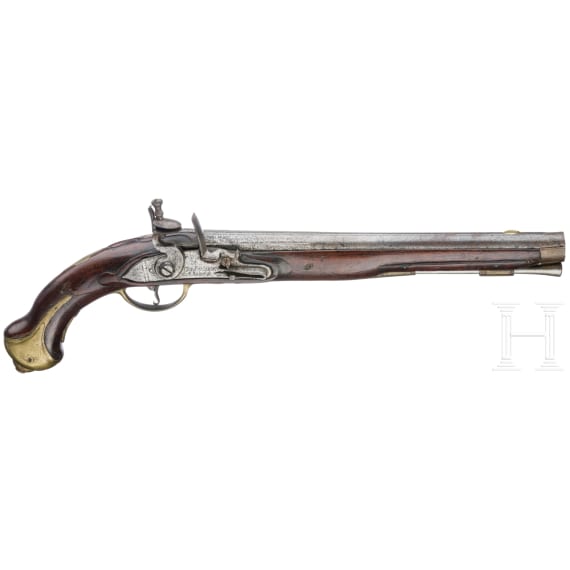 A cavalry pistol in Prussian M 1742 style, by Corbusier Fr&egrave;res in Li&egrave;ge