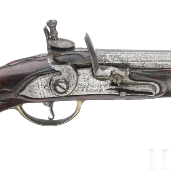 A cavalry pistol in Prussian M 1742 style, by Corbusier Fr&egrave;res in Li&egrave;ge