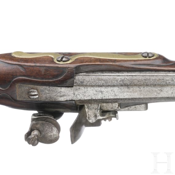 A cavalry pistol in Prussian M 1742 style, by Corbusier Fr&egrave;res in Li&egrave;ge