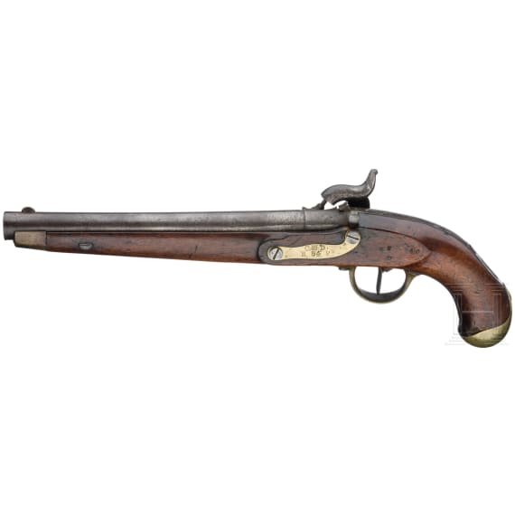 A Hanoverian rifled M 1818/43 "Kolbenpistole"
