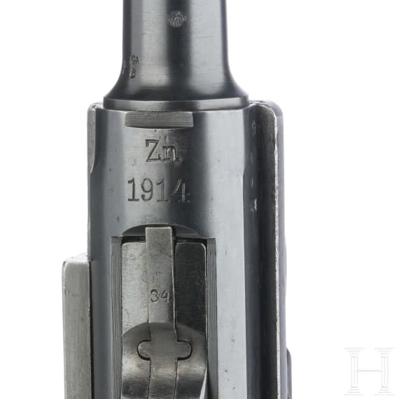 An Erfurt Luger, 1914, then Reichswehr