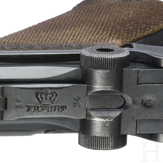 An Erfurt Luger, 1914, then Reichswehr