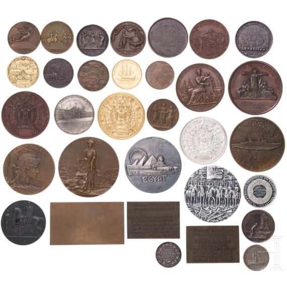 Sammlung 32 internationale Medaillen, 17. - 20. Jhdt.