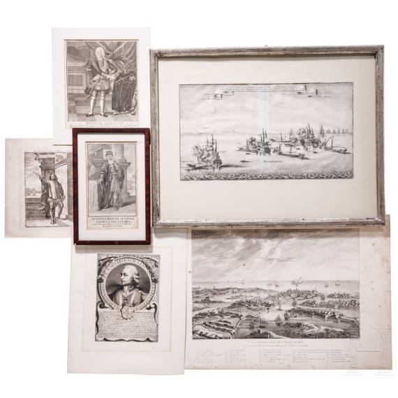 Sammlung Originalstiche, haupts&auml;chlich Malteserorden, 17. - 18. Jhdt.