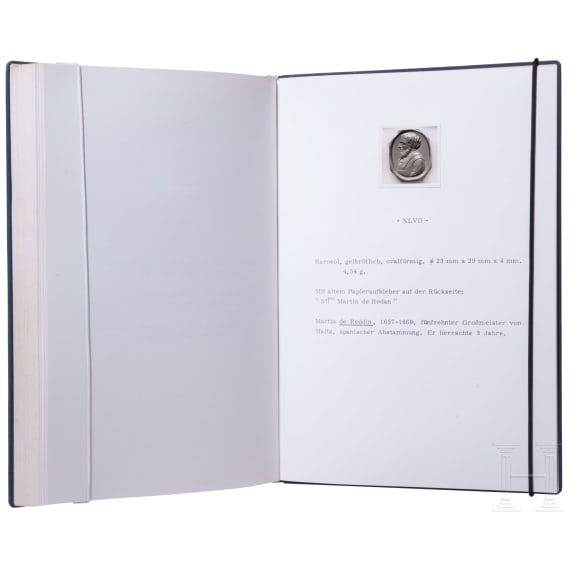 Daktyliothek der Gro&szlig;meister des Johanniter- und Malteser-Ordens, Gemmensammlung der Bayerischen Vereinsbank, 2. H&auml;lfte 20. Jhdt.