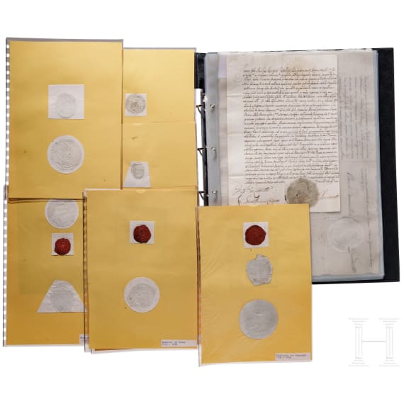 Sammlung Papiersiegel und Originalmanuskripte des Malteserordens, 16. - 18. Jhdt.