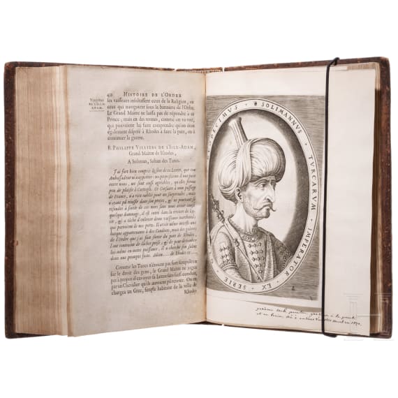 Ren&eacute;-Aubert de Vertot, "Histoire des chevaliers hospitaliers de Saint Jean de Jerusalem", vier B&auml;nde, Paris 1726