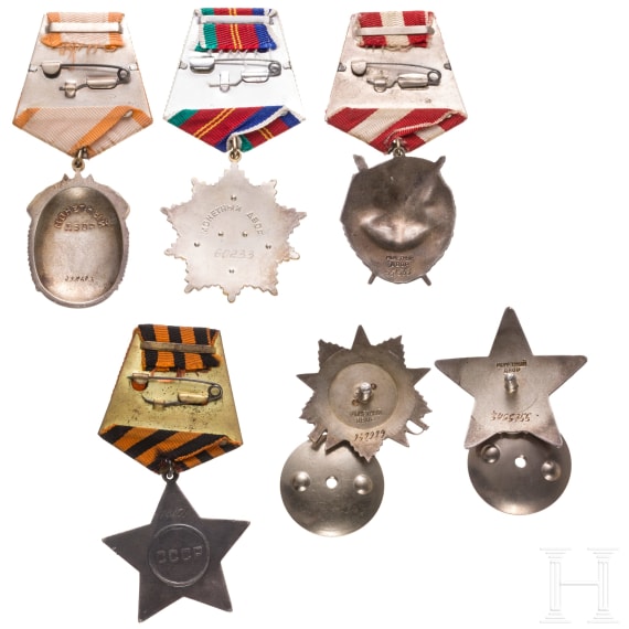 Sieben Auszeichnungen, Sowjetunion, ab 1942