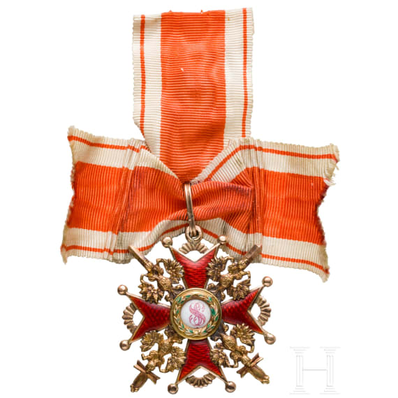 St.-Stanislaus-Orden - Kreuz 3. Klasse mit Schwertern, Russland, um 1915